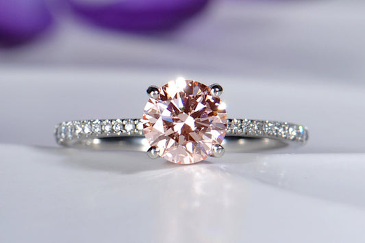 Coloured Diamond Rings - Christine Sadler Unforgettable Jewellery