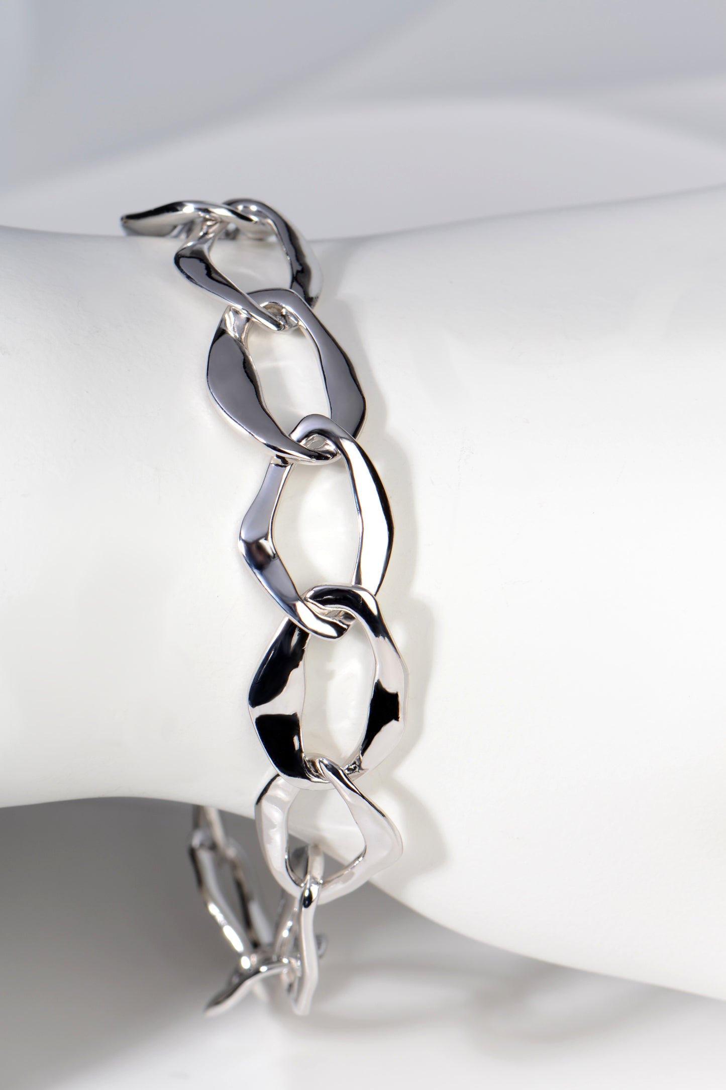 Sterling Silver Chunky Handmade Bracelet