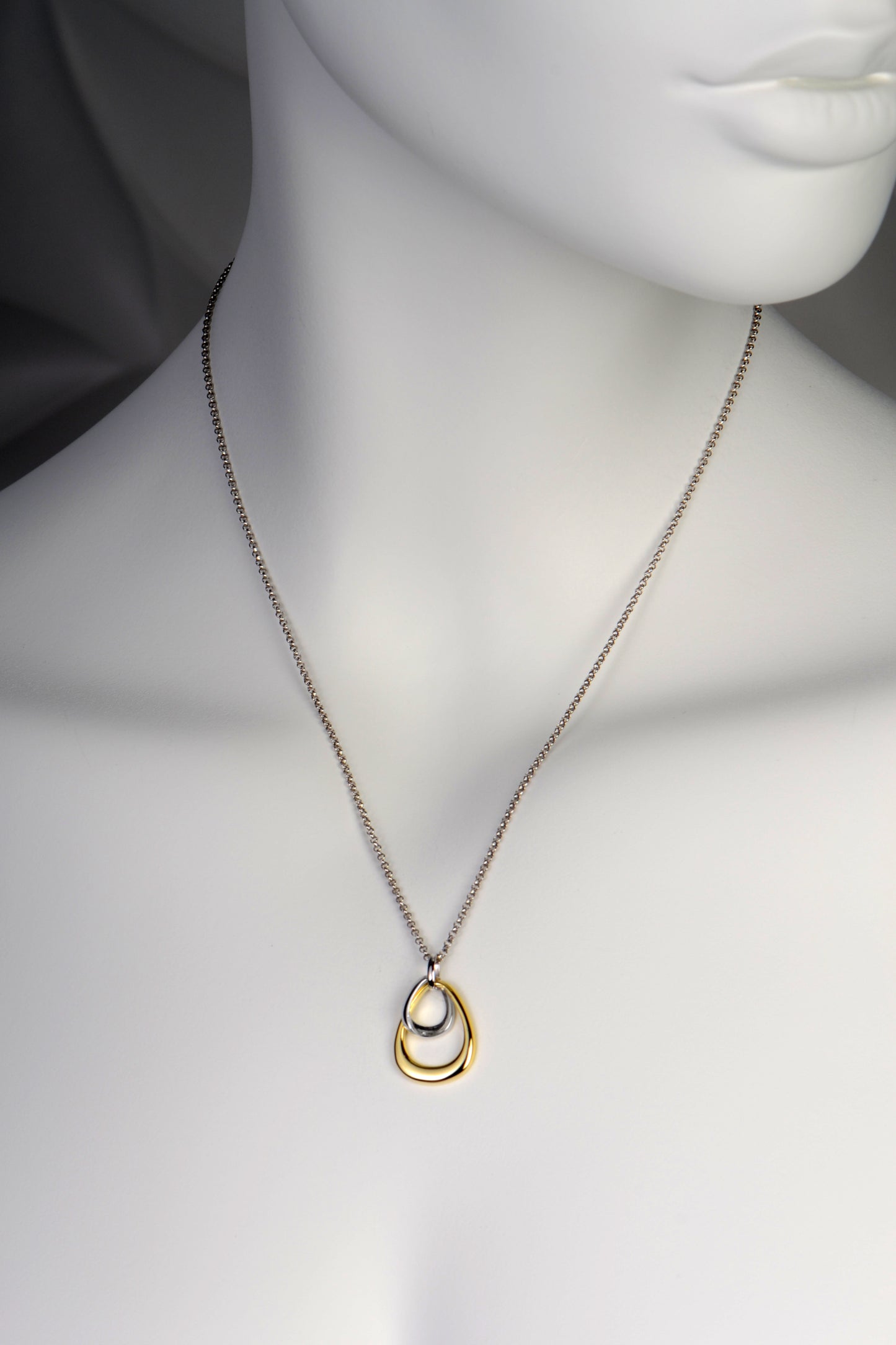 Designer Silver Bell Necklace