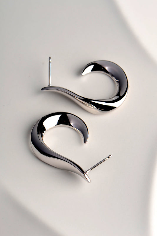 Sterling Silver Love Hook Earrings - Earrings The Best Of Vicenzaoro
