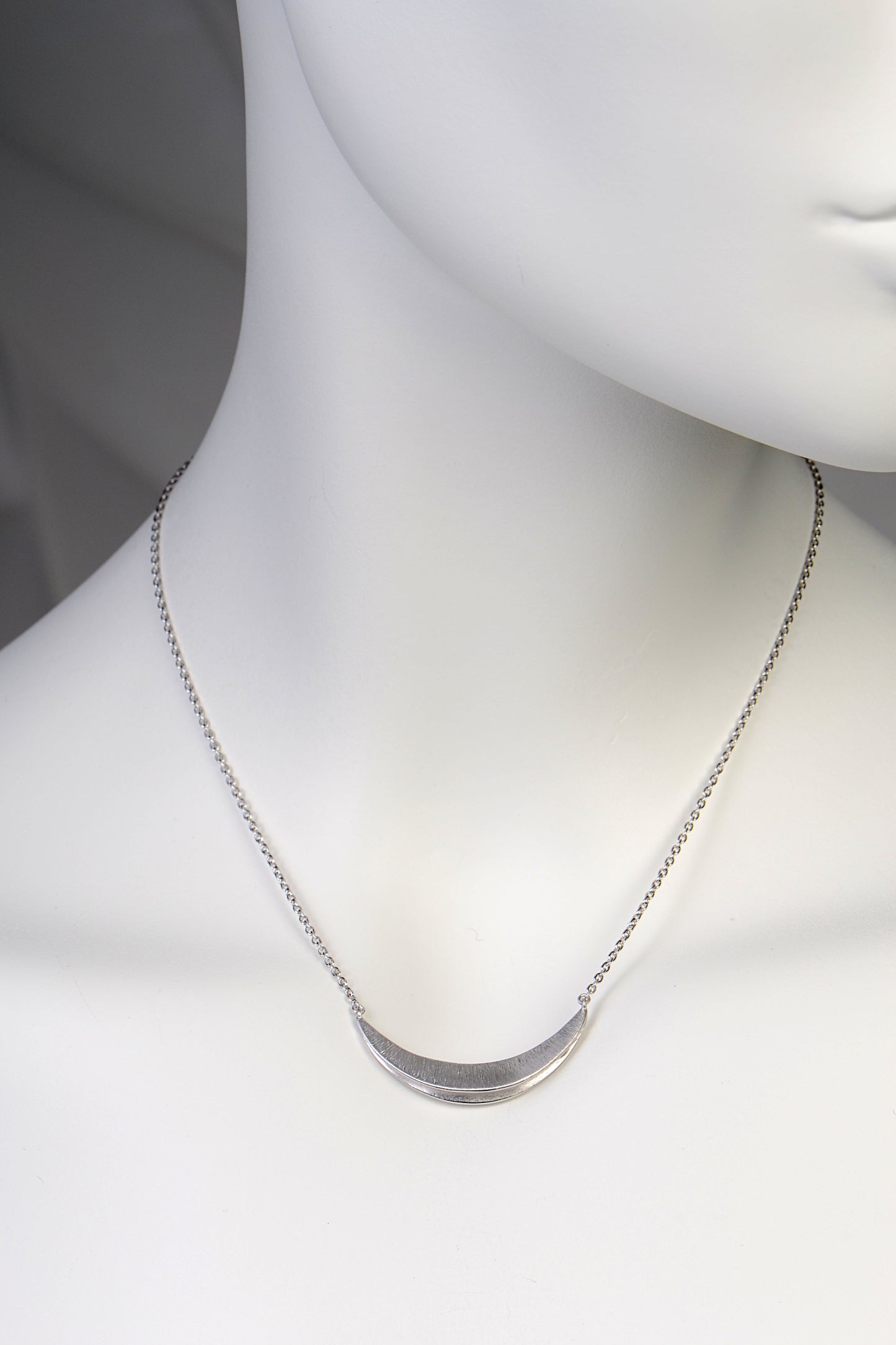 Odyssey Silver Boat Necklace