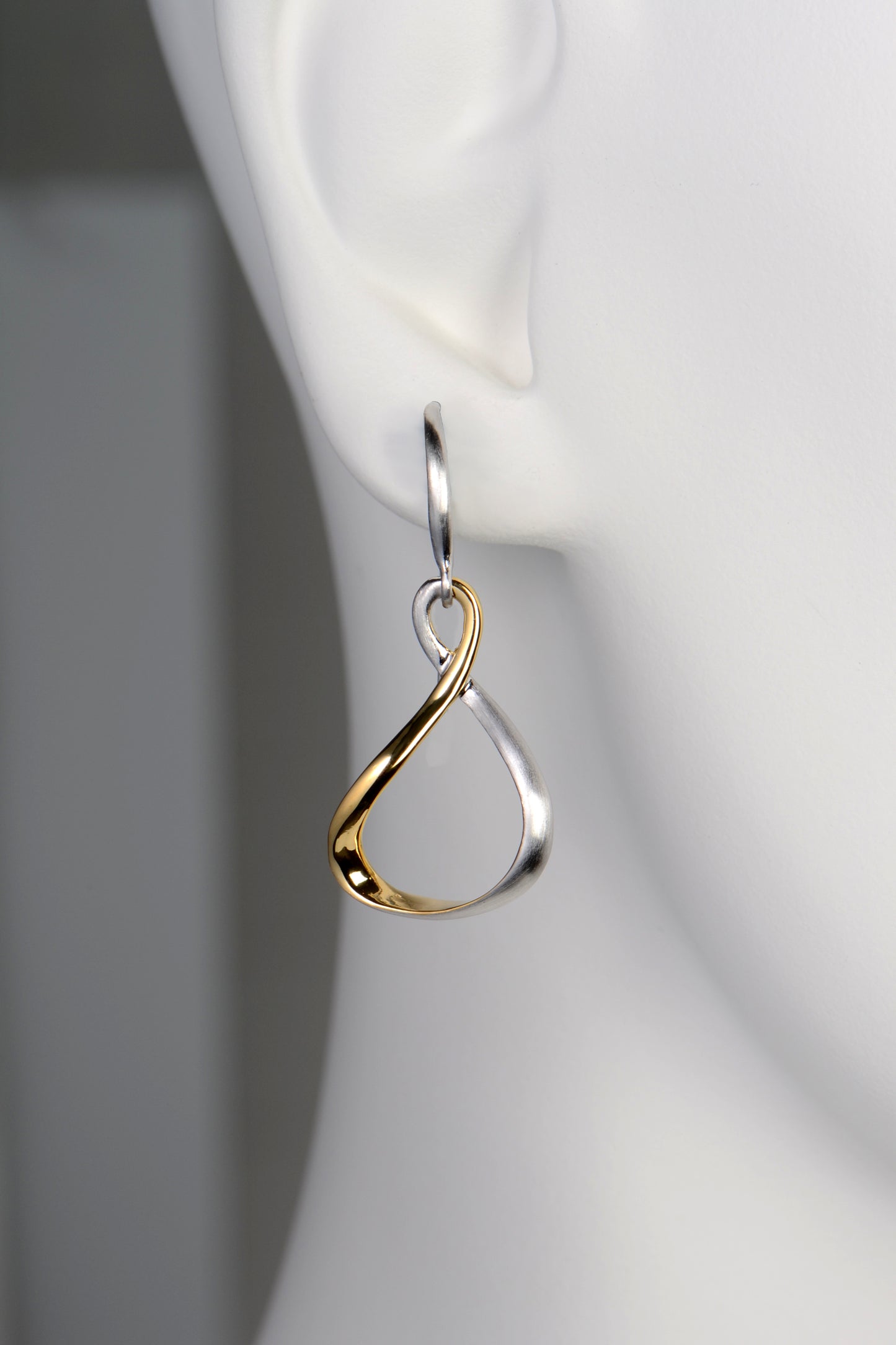 Venice Two Tone Drop Earrings - Earrings The Best Of Vicenzaoro