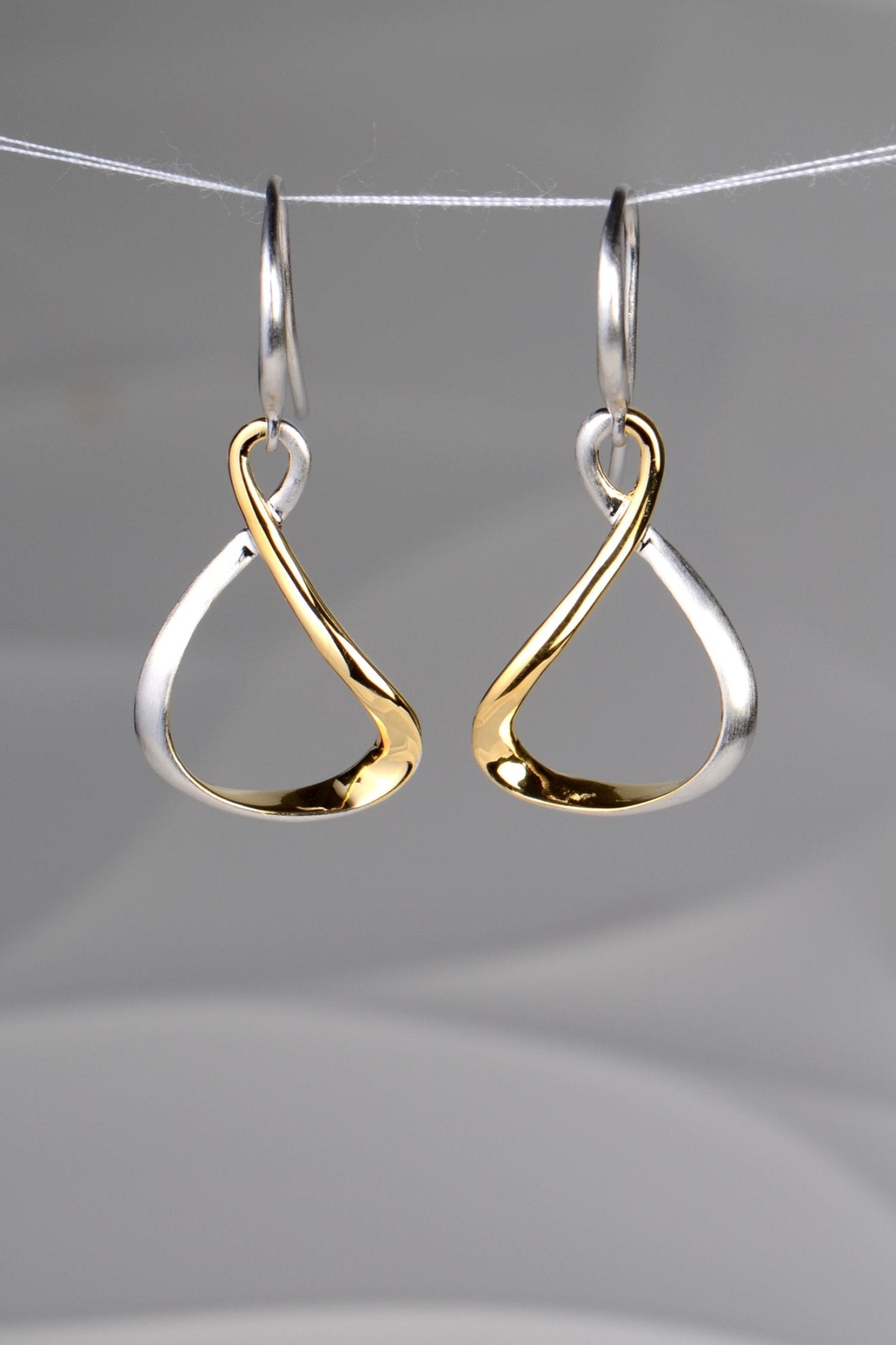 Venice Two Tone Drop Earrings - Earrings The Best Of Vicenzaoro