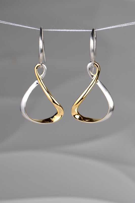 Venice Two Tone Drop Earrings - Earrings The Best Of Vicenzaoro