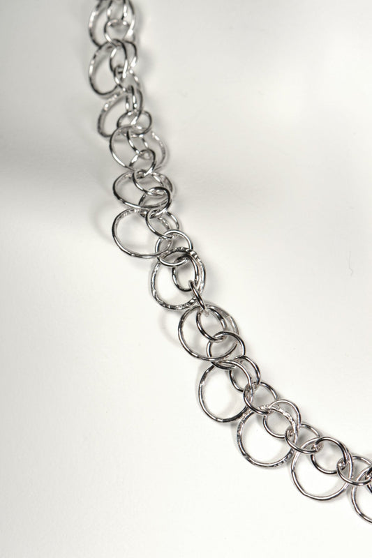 interlocking circle chain necklace Christine Sadler