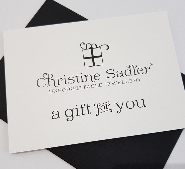 Designer jewellery gift vouchers