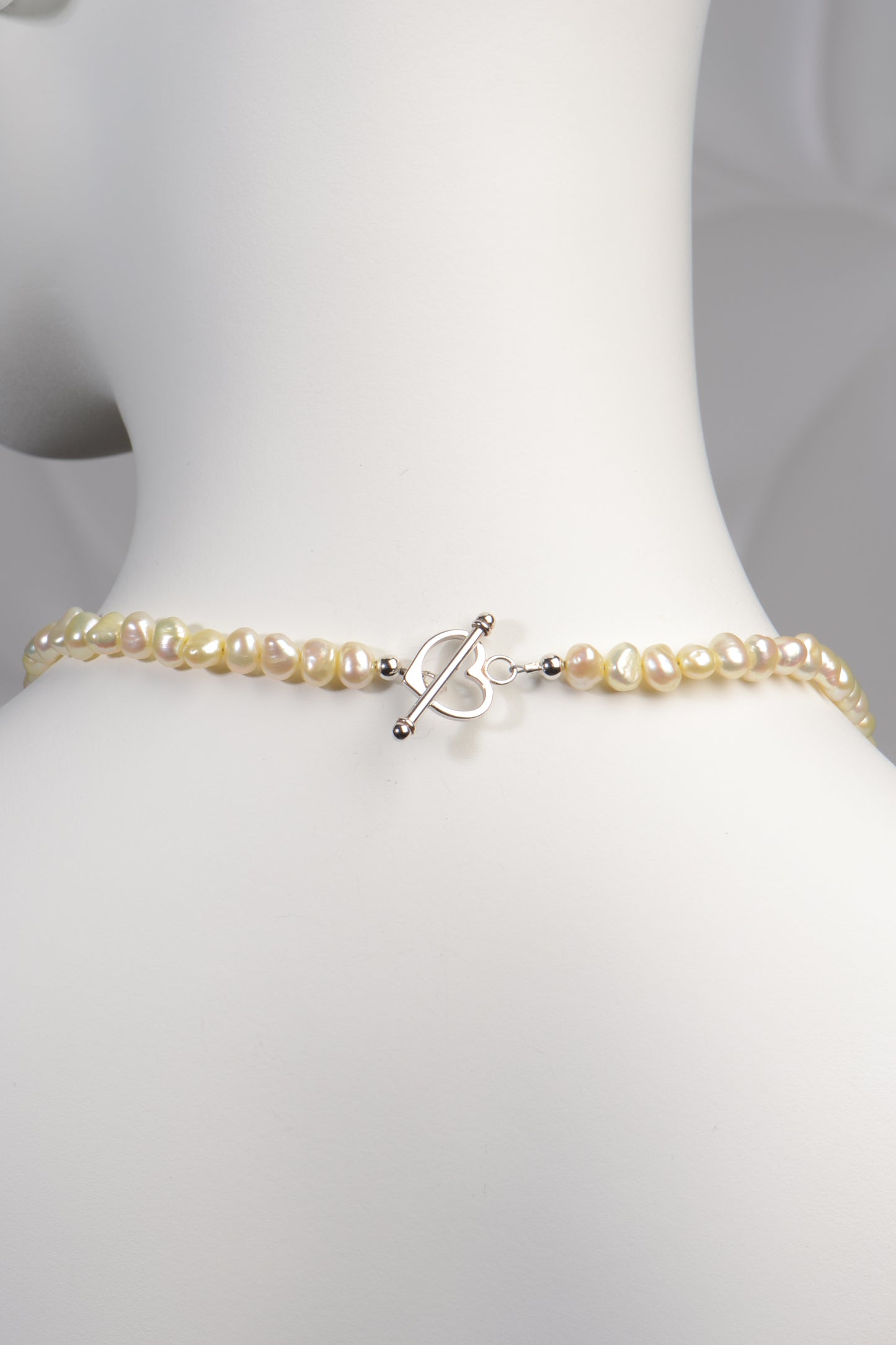 Lemon Quartz Pearl Necklace