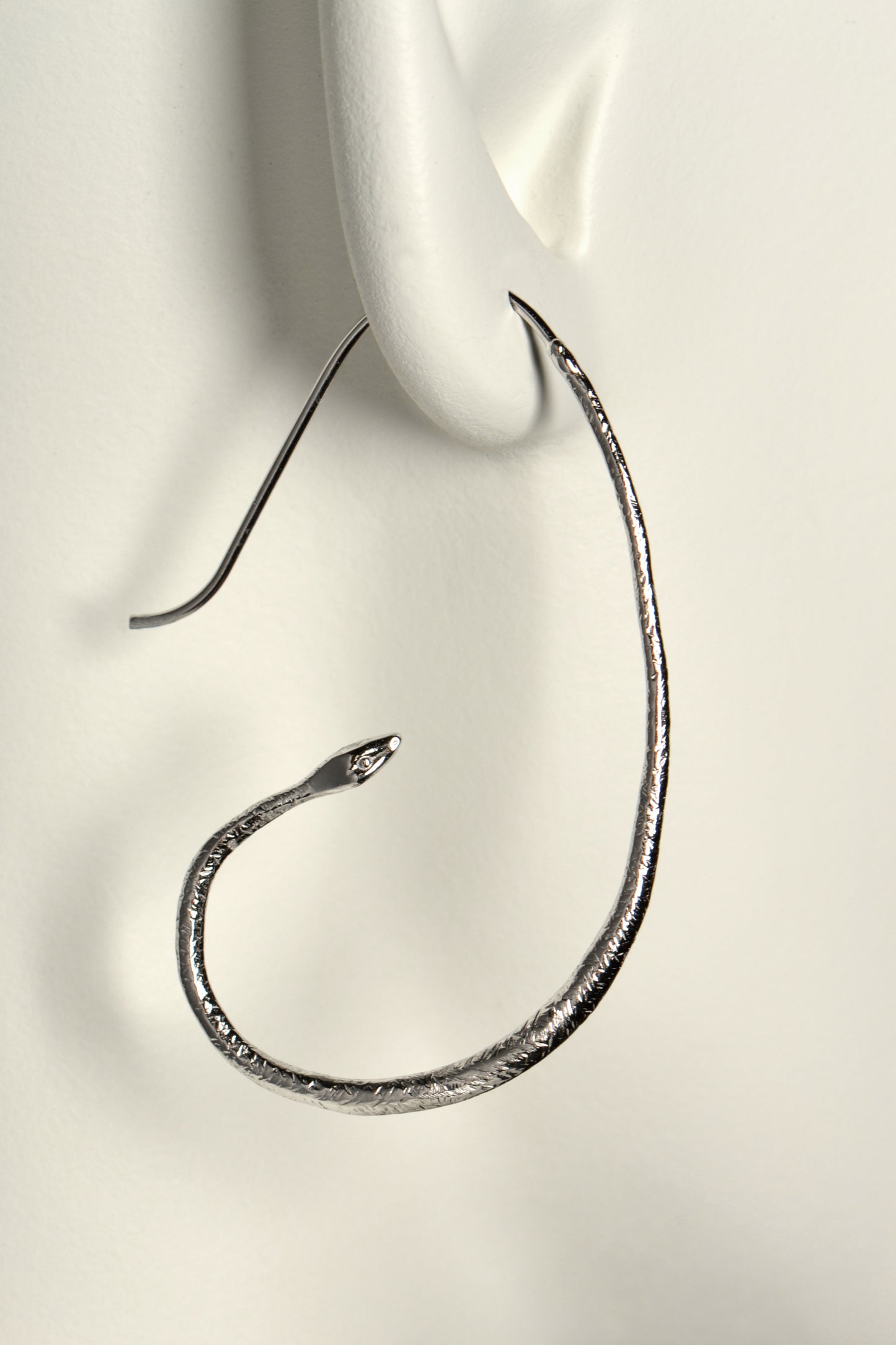Large Designer Snake Hook Earrings - Earrings The Best Of Vicenzaoro
