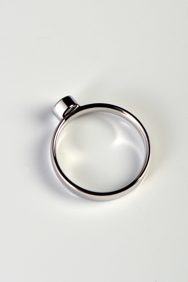 Cairn diamond 18ct white gold ring