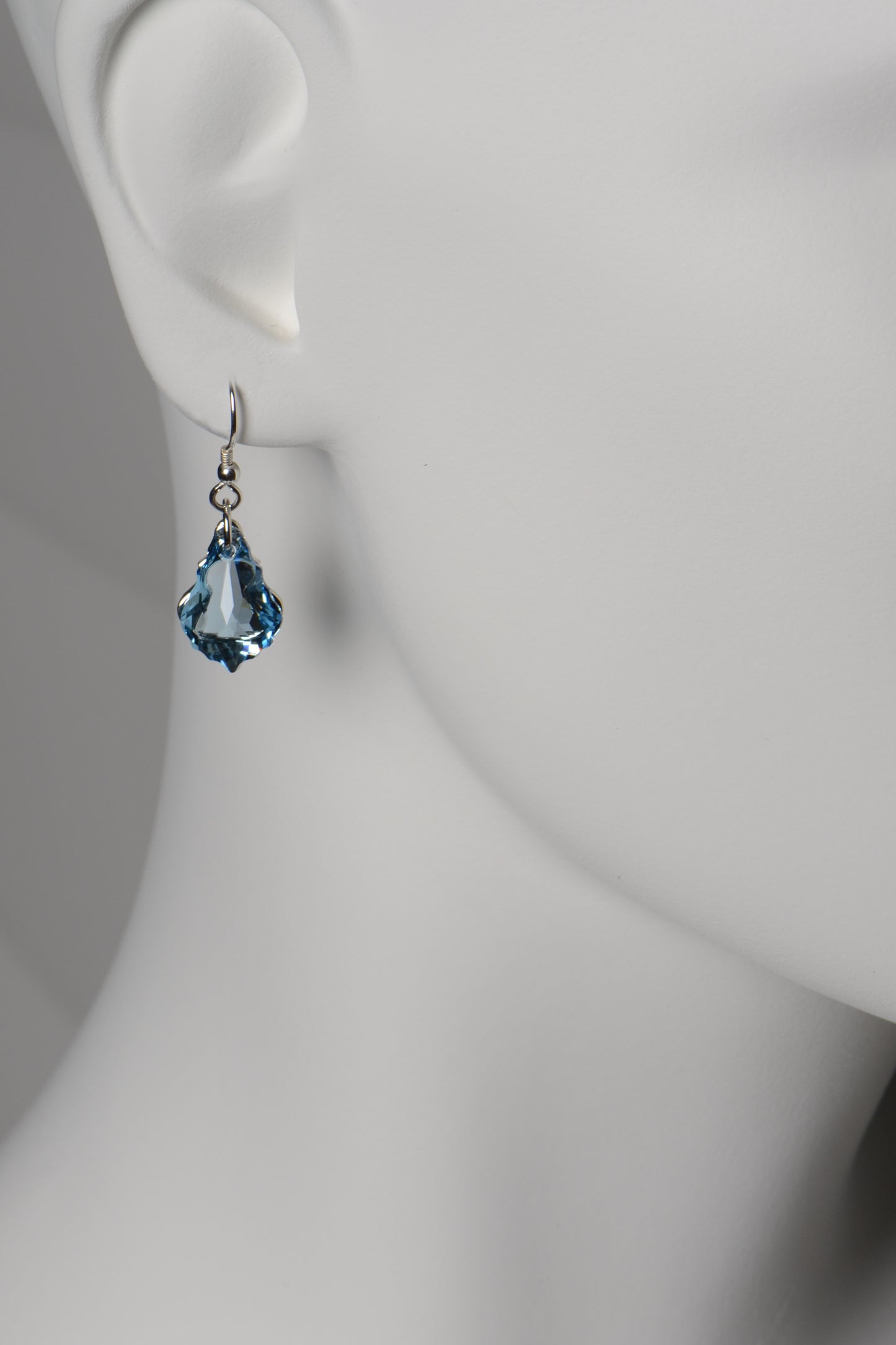 Watch Me blue earrings