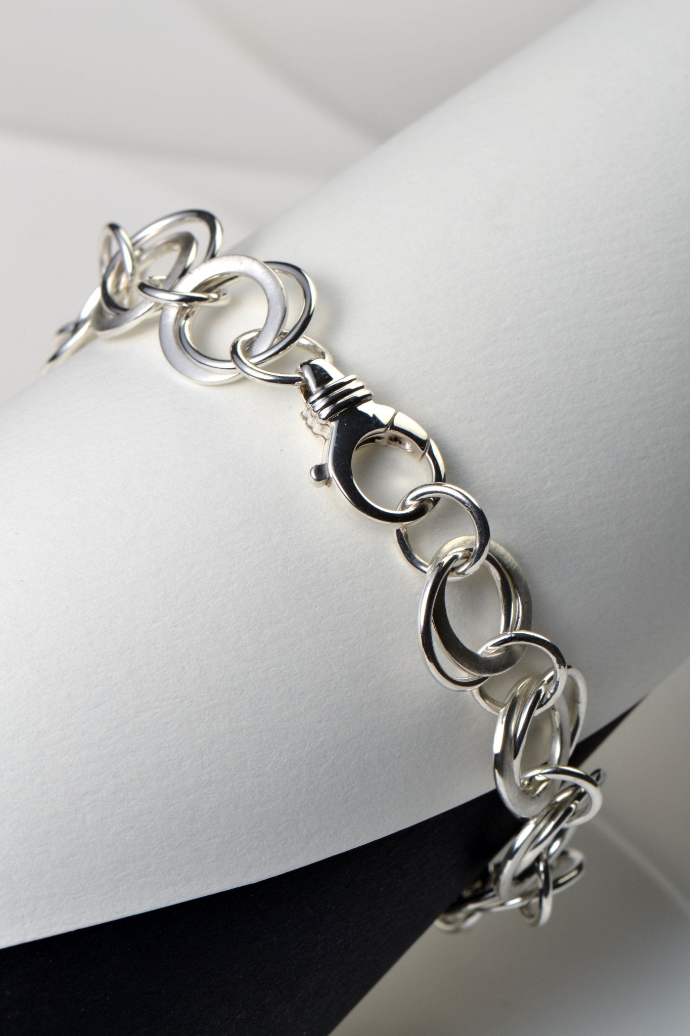 handmade silver circles bracelet - Bracelet Best Of British