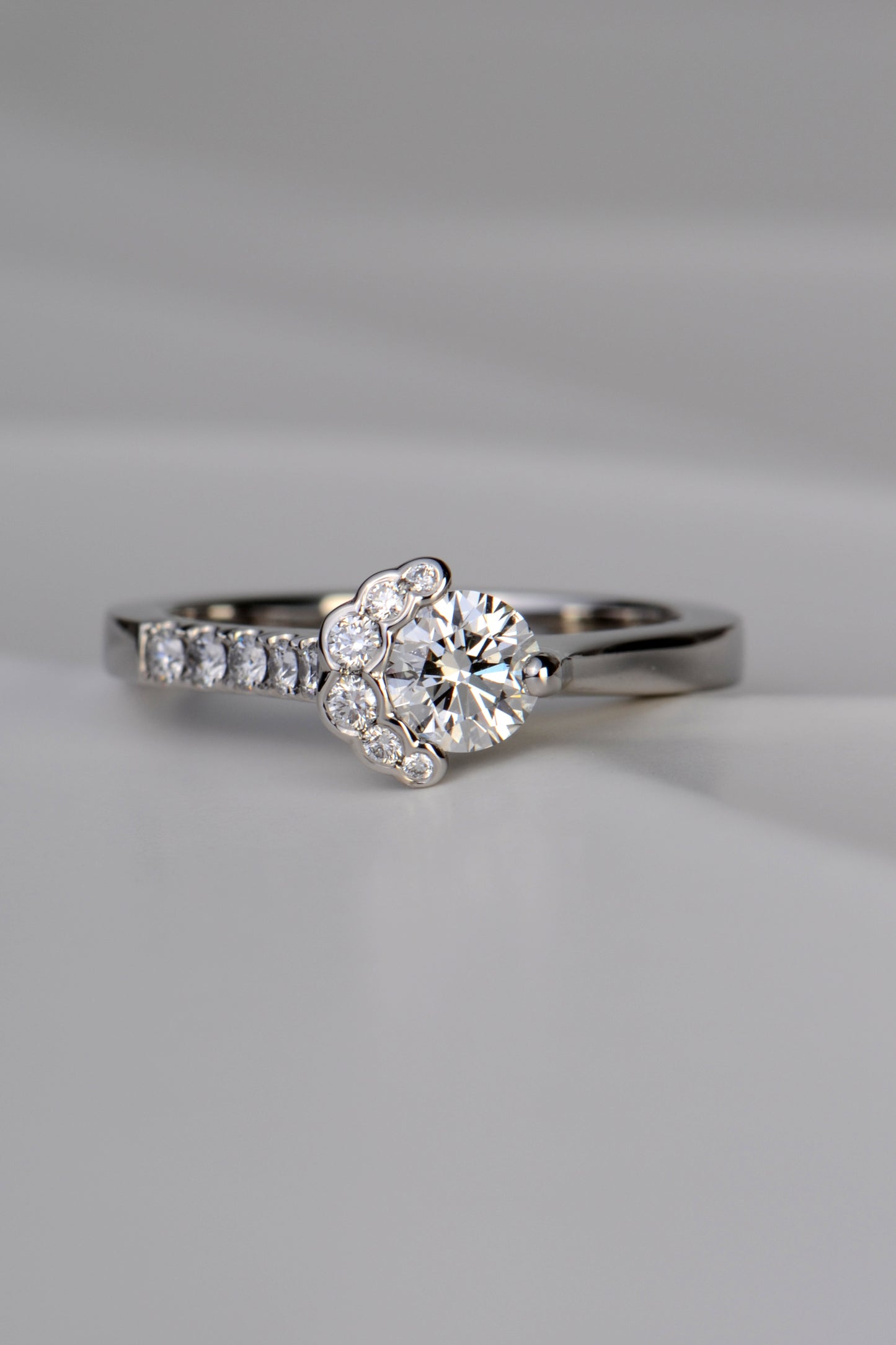 Fairypools natural diamond ring - diamond ring Christine Sadler Unforgettable Jewellery