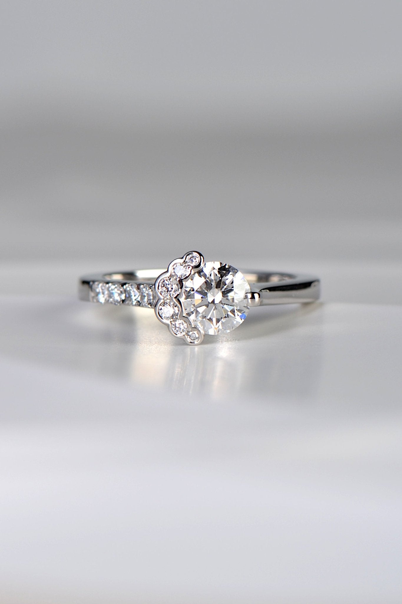 Fairypools Platinum & Lab Grown Diamond Ring - Engagement Ring Christine Sadler