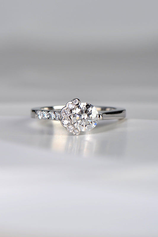 Fairypools Platinum & Lab Grown Diamond Ring - Engagement Ring Christine Sadler