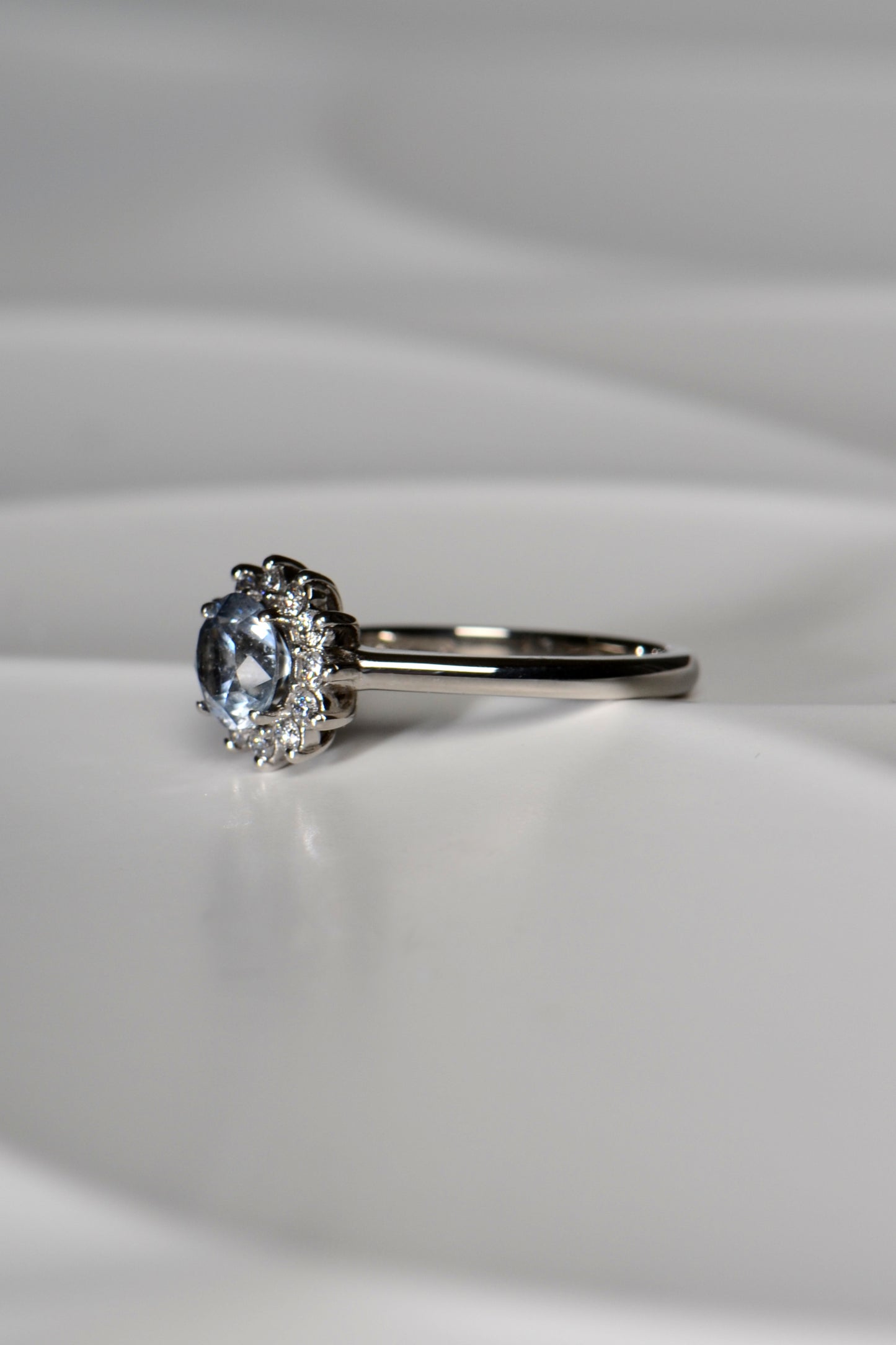 The Moonflower engagement ring