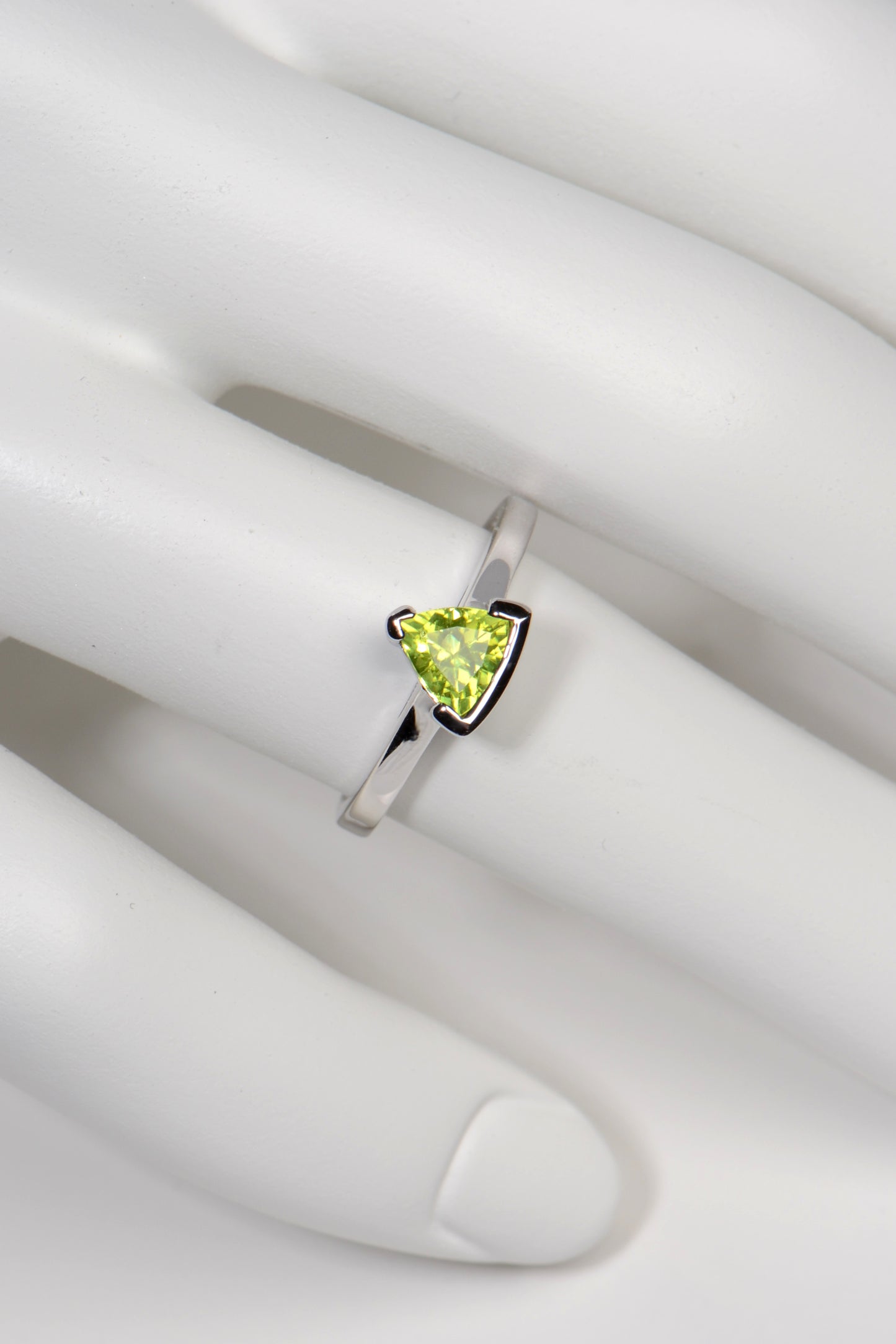 Peridot Slingshot Ring