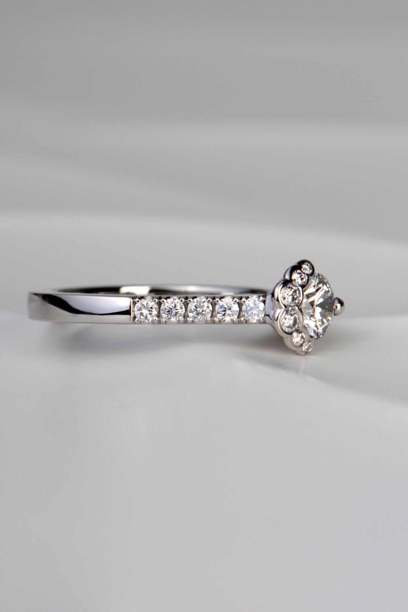 Fairypools natural diamond ring - diamond ring Christine Sadler Unforgettable Jewellery