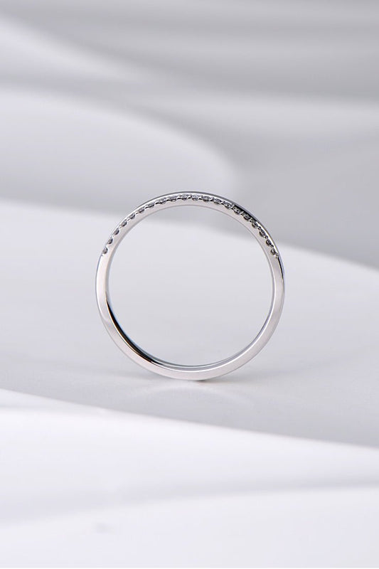 handmade platinum diamond set wedding ring for a woman - Christine Sadler