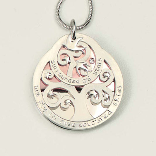 Astrolabe pendants made for wedding at Mount Stuart - Christine Sadler Unforgettable Jewellery