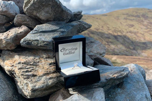 jewellery on a Scottish Cairn, designed  for travel lovers