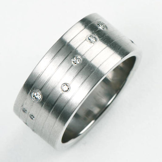 A wedding ring that's different and special.