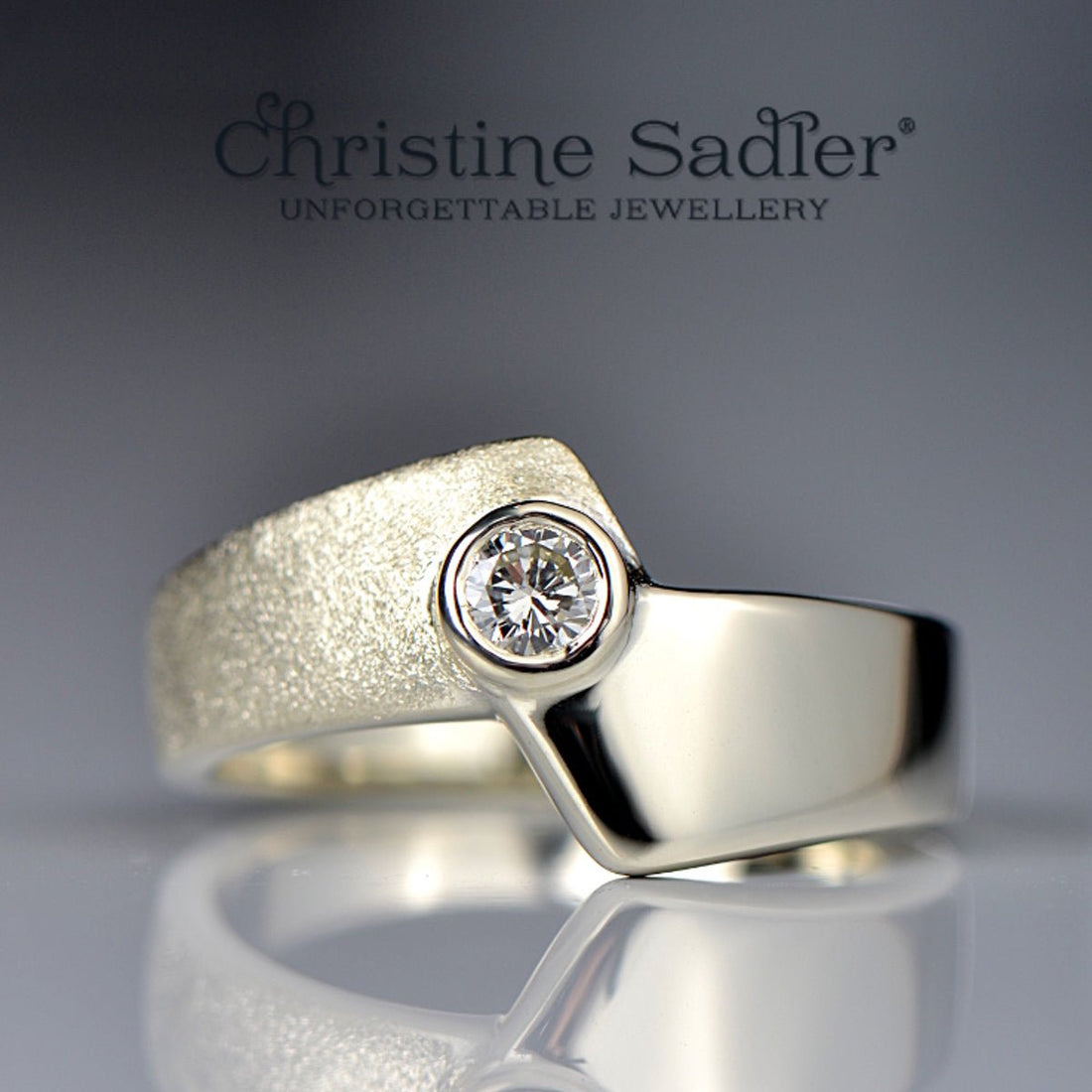 A diamond belonging to a customer given a new look. - Christine Sadler Unforgettable Jewellery