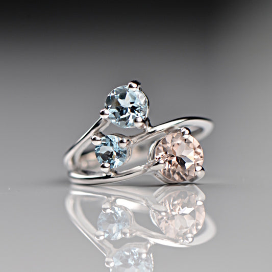 Ring made for a woman with two sons and a daughter.