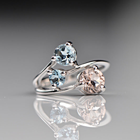 Ring made for a woman with two sons and a daughter.