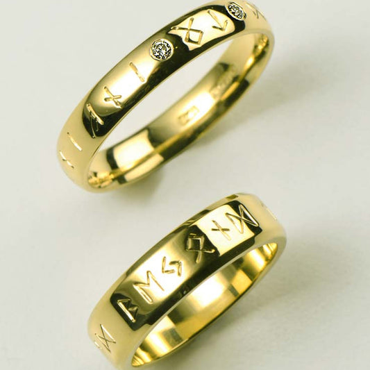 Wedding rings with special meaning in any width or precious metal