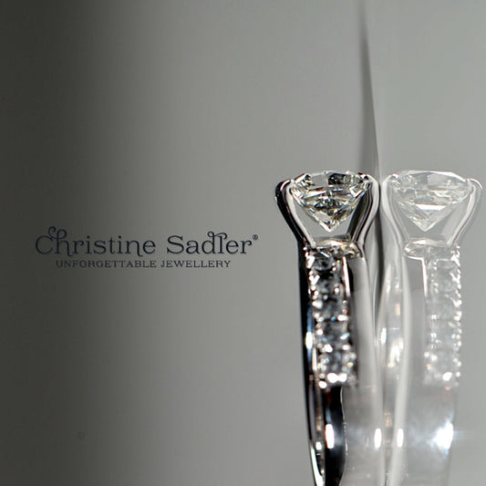 Remodelling a one carat princess cut diamond. - Christine Sadler Unforgettable Jewellery