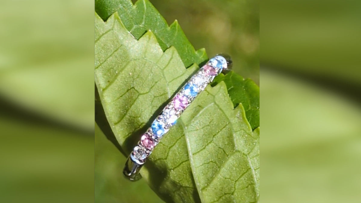 A Platinum Gemstone Ring With Meaning - Christine Sadler Unforgettable Jewellery