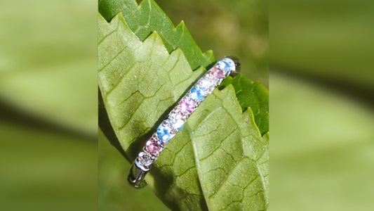 unique eternity ring handmade in the UK