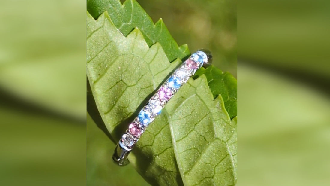 unique eternity ring handmade in the UK