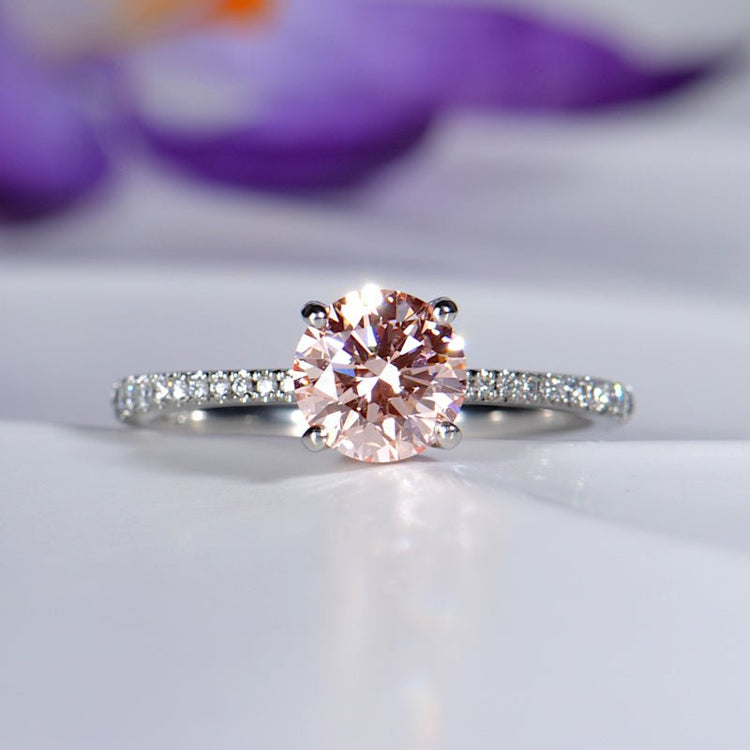 Designer Coloured Diamond Engagement Rings - Christine Sadler Unforgettable Jewellery