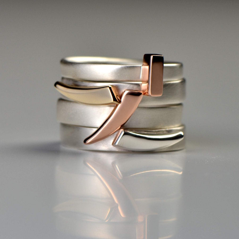 Cairn - Stacking Scottish Designer Jewellery - Christine Sadler Unforgettable Jewellery