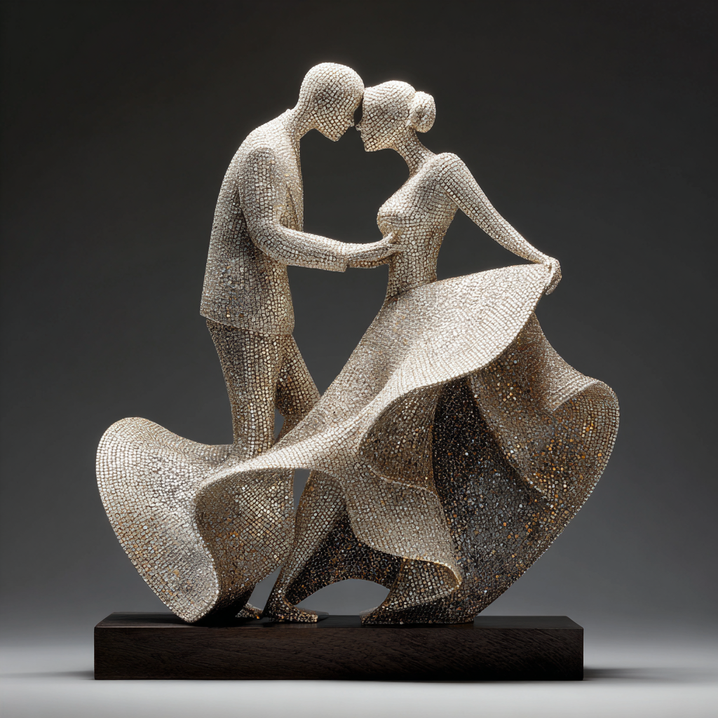 diamond anniversary couple dancing