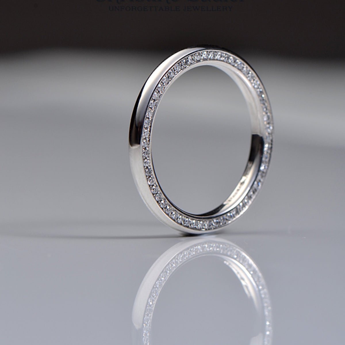 Modern Narrow Wedding Rings For Women - Christine Sadler Unforgettable Jewellery