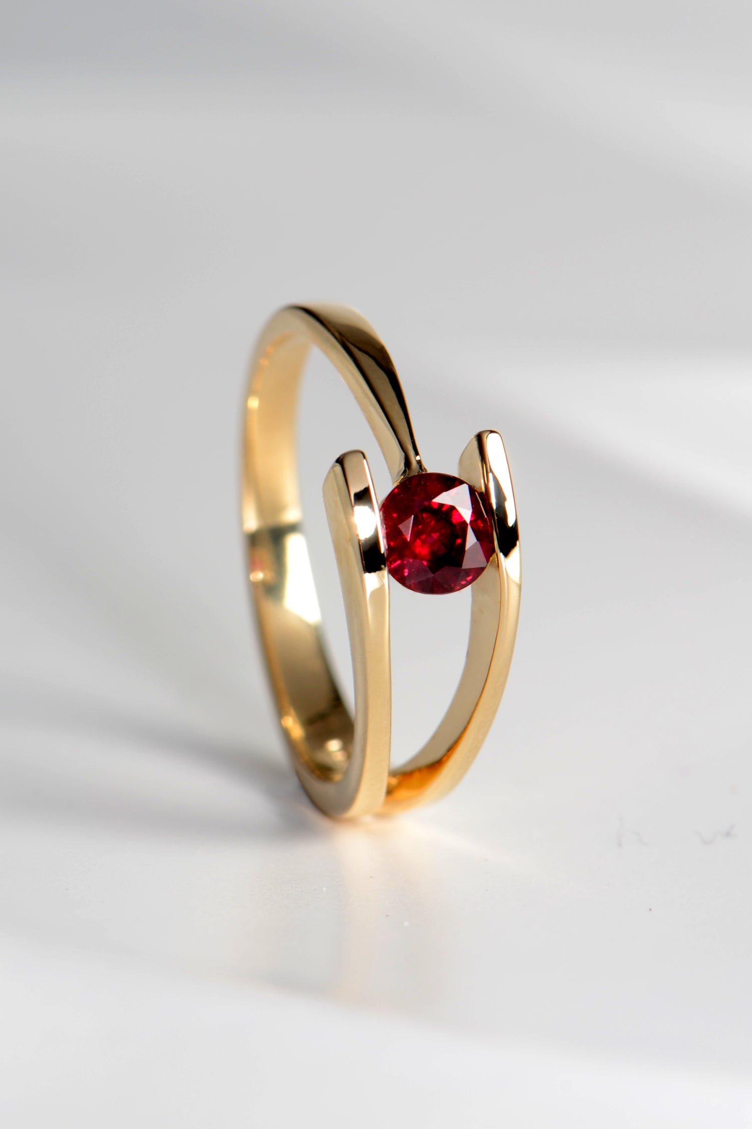 modern ruby birthstone for July - Christine Sadler