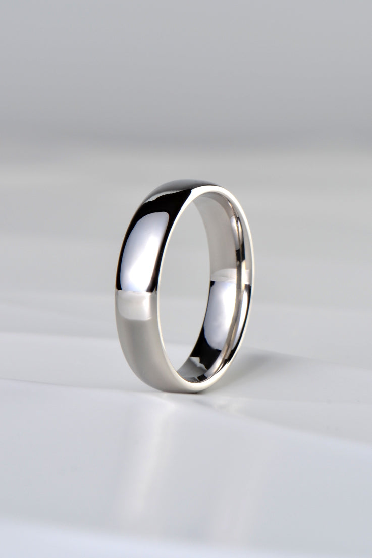 5mm platinum wedding ring for men