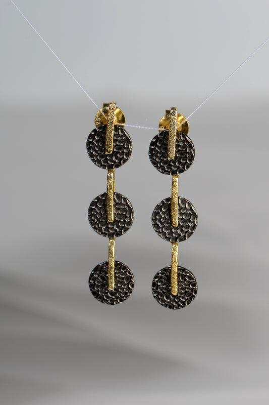 Kymbal Three Drop Earrings