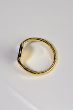 gold vermeil modern designer ring by Jorge Revilla