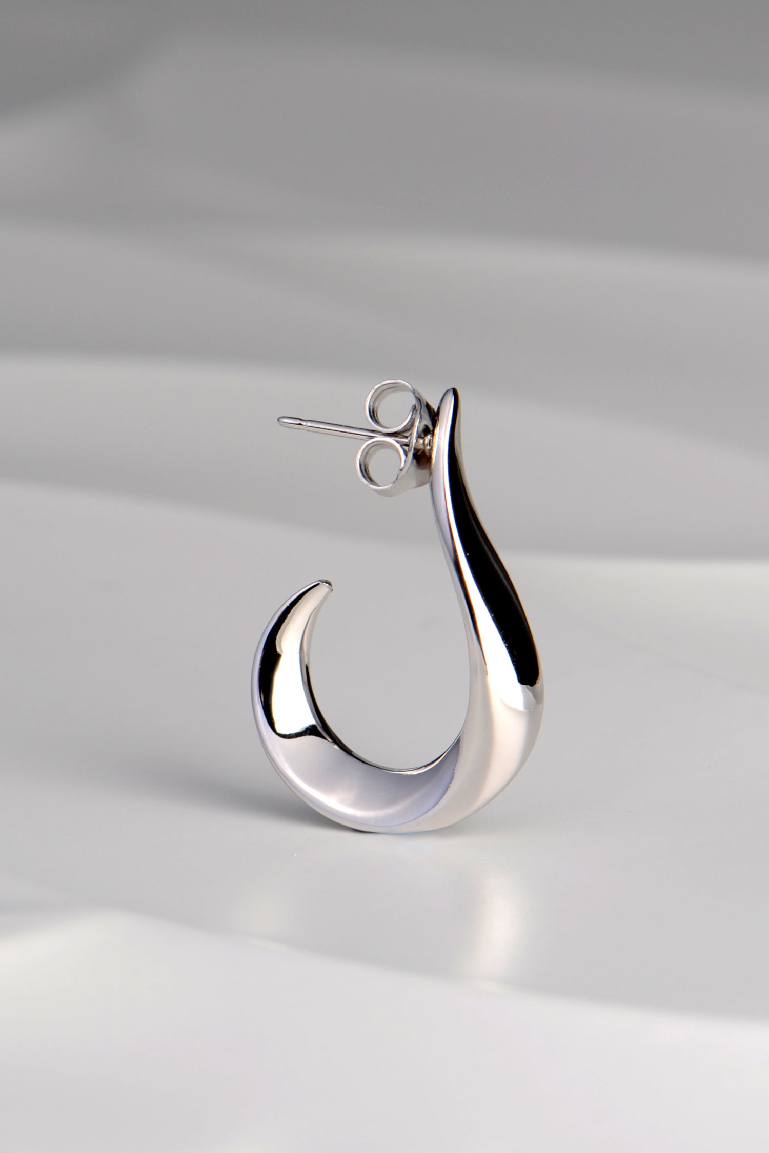 Sterling Silver Love Hook Earrings - Earrings The Best Of Vicenzaoro
