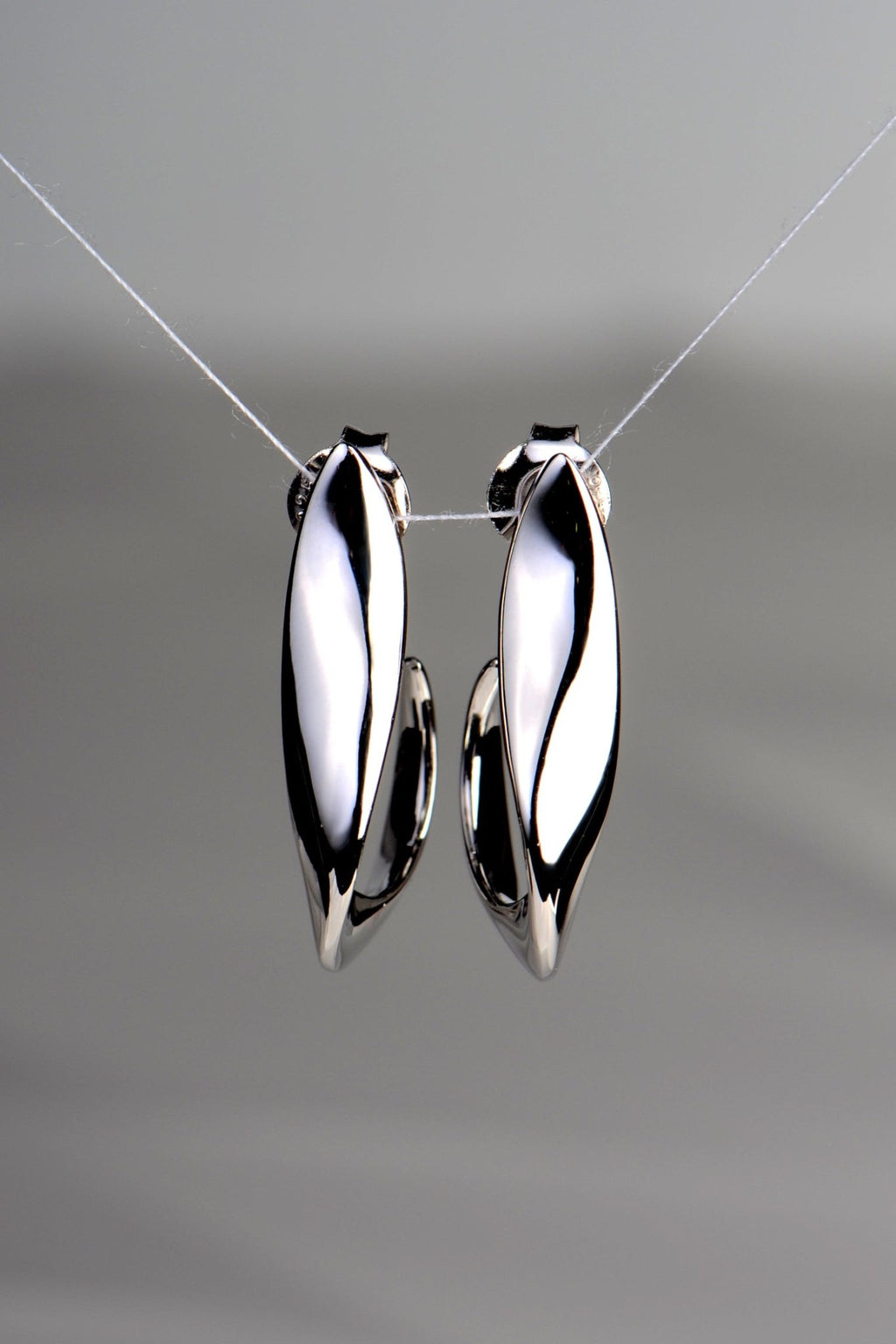 Sterling Silver Love Hook Earrings - Earrings The Best Of Vicenzaoro