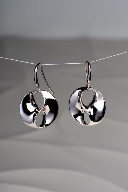 Sterling Silver Love Earrings