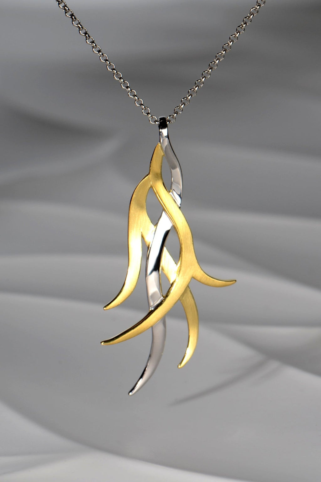 two tone organic designer necklace  - Jorge Revilla