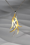 two tone organic designer necklace  - Jorge Revilla