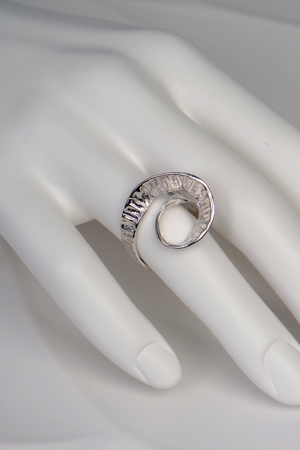 Sterling Silver Seaweed Statement Ring - Rings The Best Of Vicenzaoro