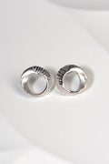 Sterling Silver Seaweed Stud Earrings - Earrings The Best Of Vicenzaoro