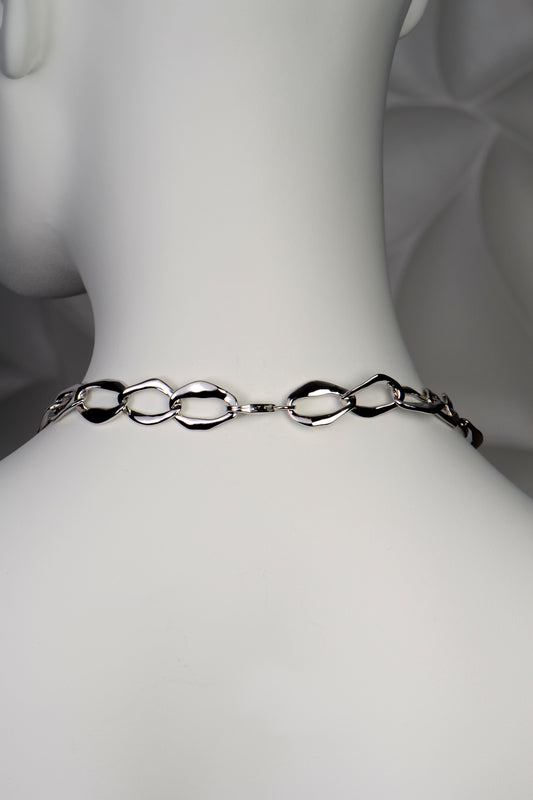 Sterling Silver Chunky Handmade Necklace