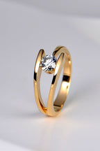 Modern 18ct Yellow Gold Diamond Ring - Rings Christine Sadler Unforgettable Jewellery